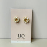 Circle of Pearls Earring