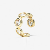 Elle Elegant Gold & Sparkle Ear Cuff