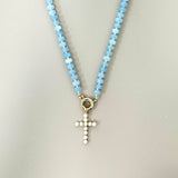 Pretty in Blue Pendant Necklace