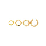 Bailey Gold Everyday Huggie Earrings